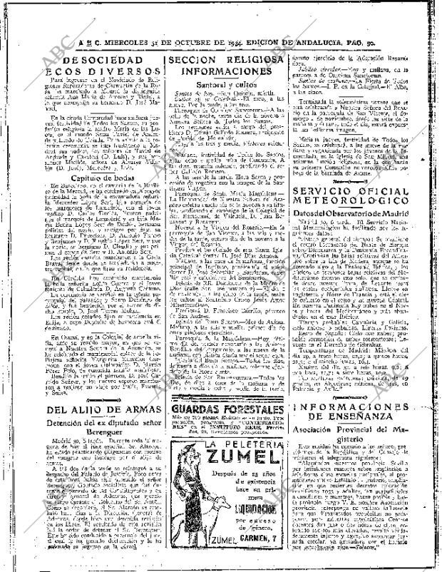 ABC SEVILLA 31-10-1934 página 30