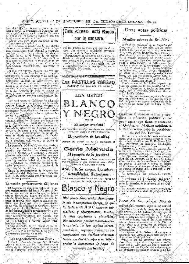 ABC MADRID 01-11-1934 página 23