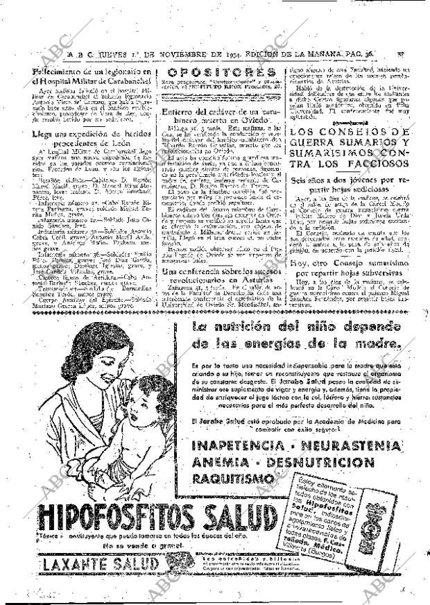 ABC MADRID 01-11-1934 página 30