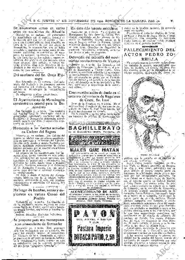 ABC MADRID 01-11-1934 página 34