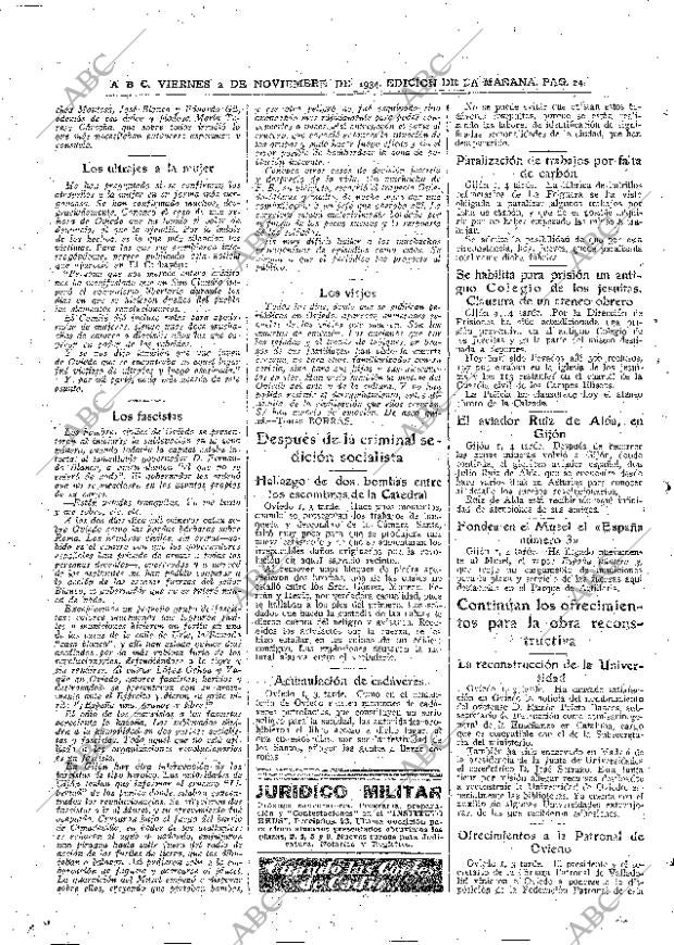 ABC MADRID 02-11-1934 página 24