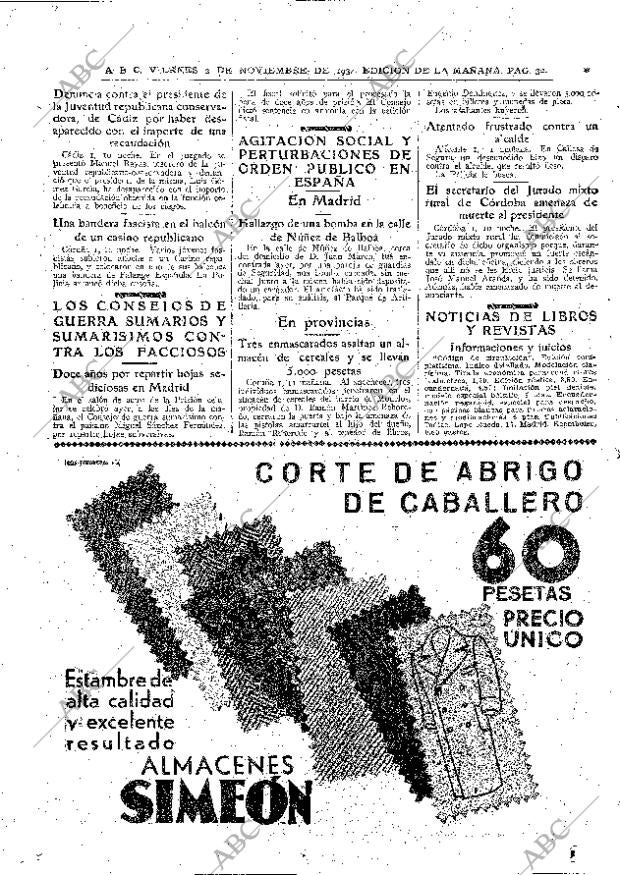 ABC MADRID 02-11-1934 página 32
