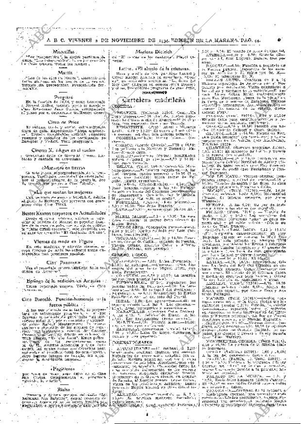 ABC MADRID 02-11-1934 página 44