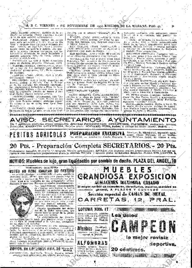 ABC MADRID 02-11-1934 página 45