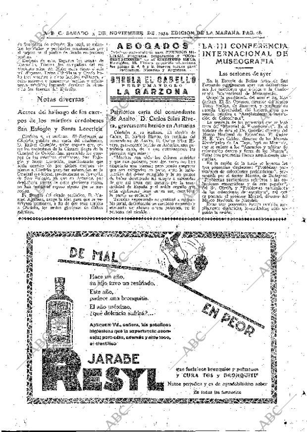 ABC MADRID 03-11-1934 página 28