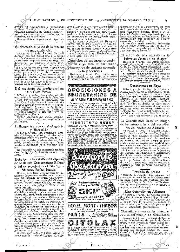 ABC MADRID 03-11-1934 página 30