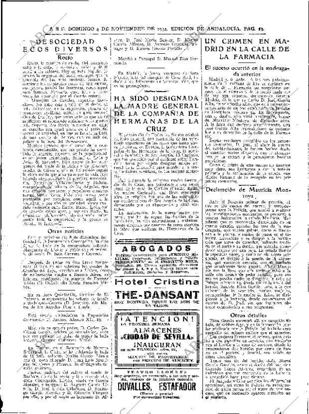 ABC SEVILLA 04-11-1934 página 29