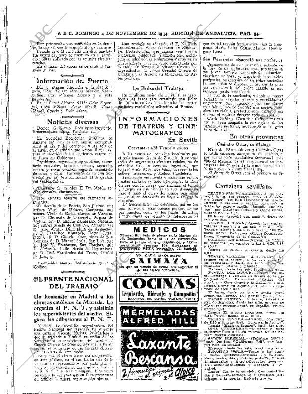 ABC SEVILLA 04-11-1934 página 34