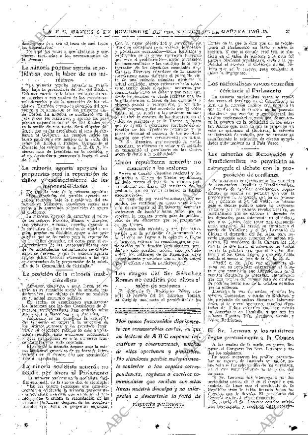 ABC MADRID 06-11-1934 página 16