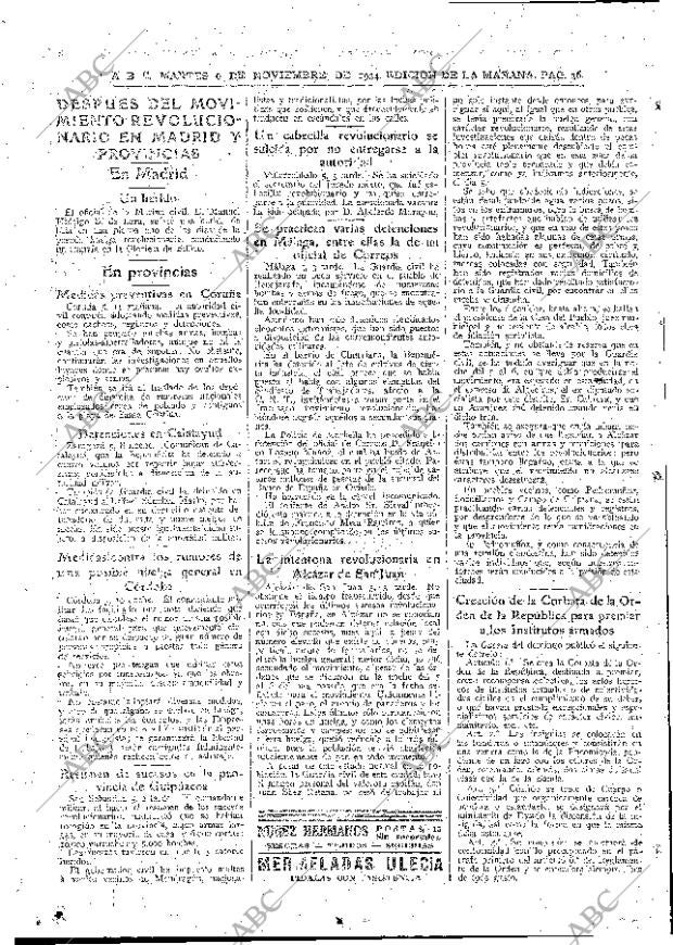 ABC MADRID 06-11-1934 página 36