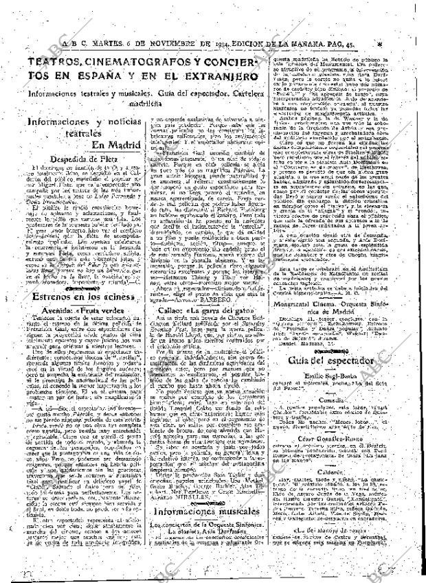 ABC MADRID 06-11-1934 página 45