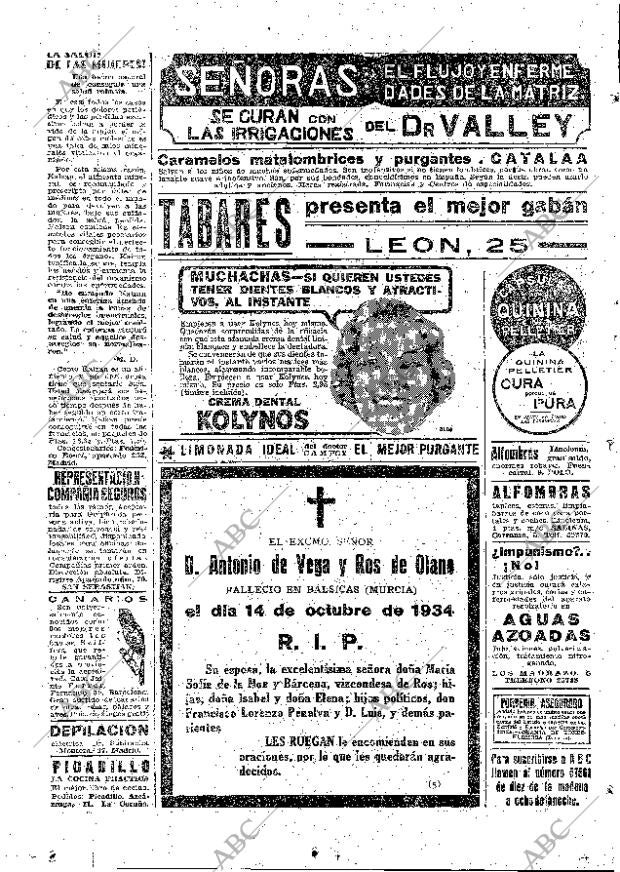 ABC MADRID 06-11-1934 página 58