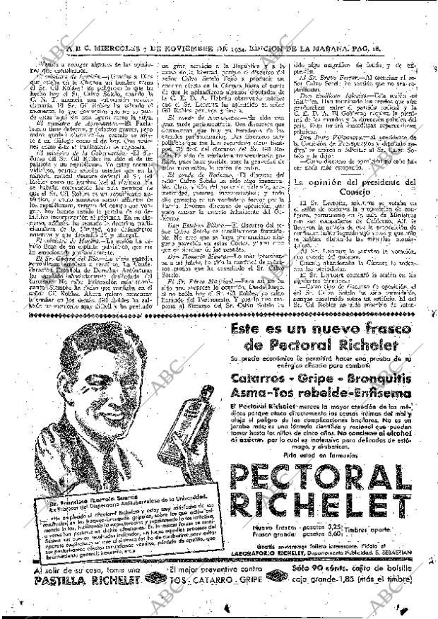 ABC MADRID 07-11-1934 página 18
