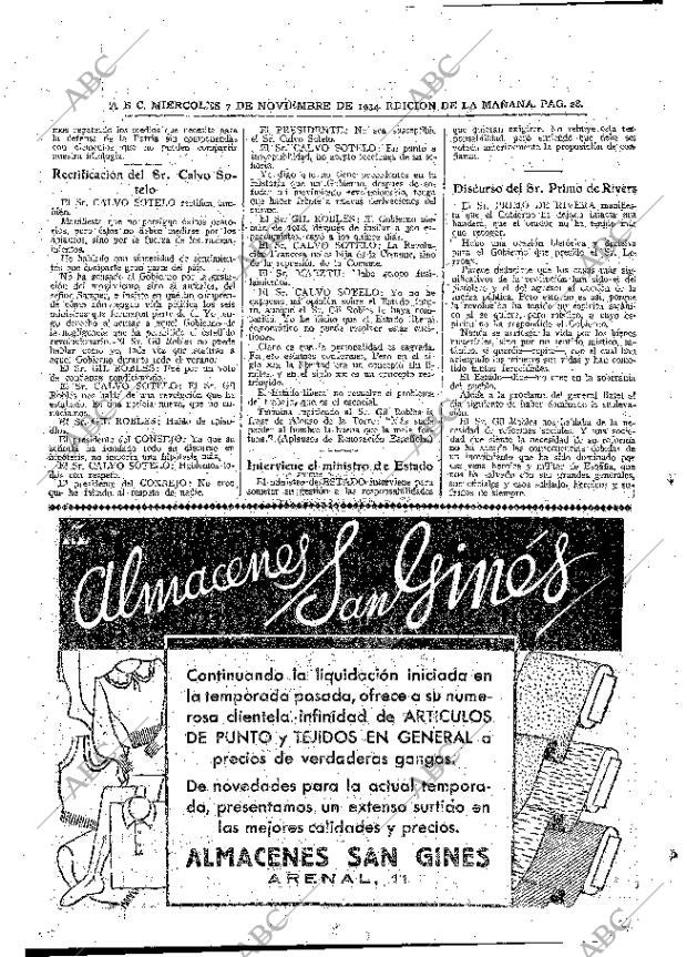 ABC MADRID 07-11-1934 página 28