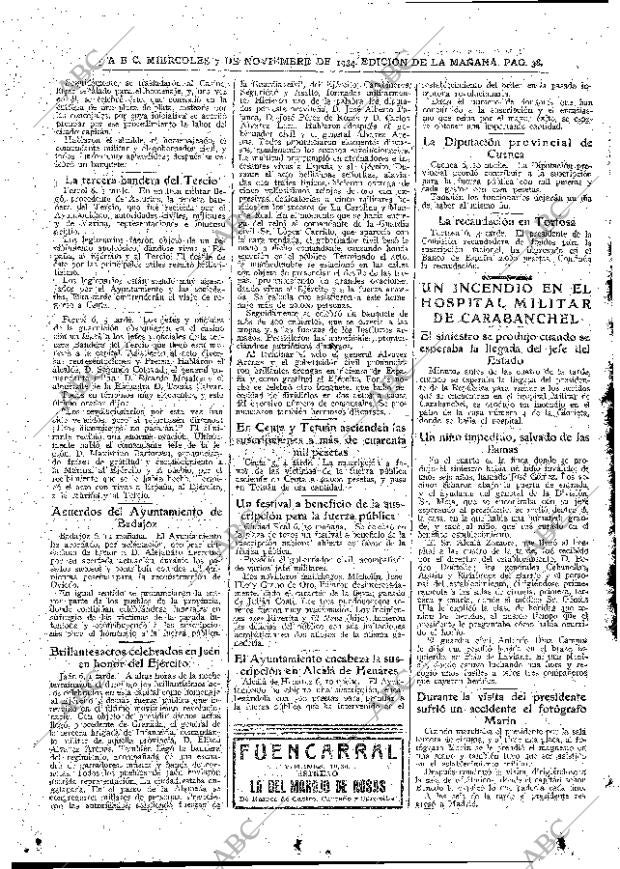 ABC MADRID 07-11-1934 página 38