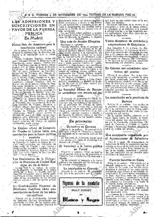 ABC MADRID 09-11-1934 página 34