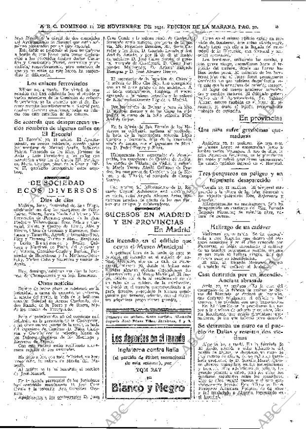 ABC MADRID 11-11-1934 página 30