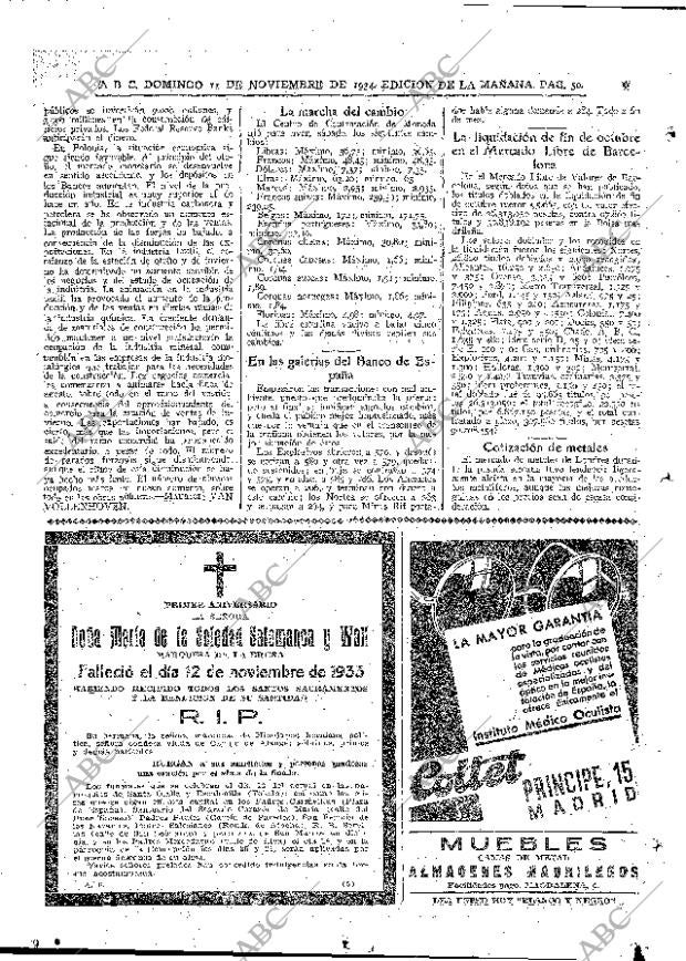 ABC MADRID 11-11-1934 página 50