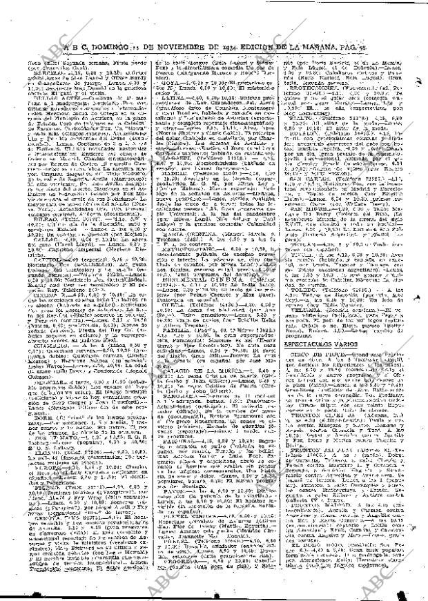 ABC MADRID 11-11-1934 página 58