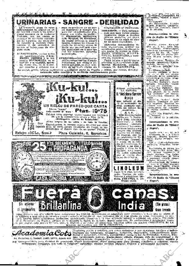 ABC MADRID 11-11-1934 página 62