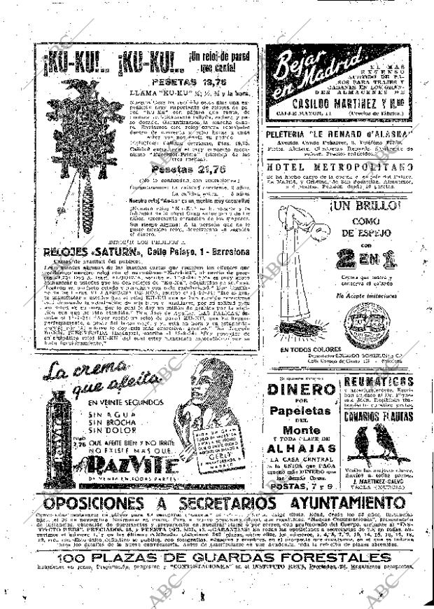 ABC MADRID 17-11-1934 página 2