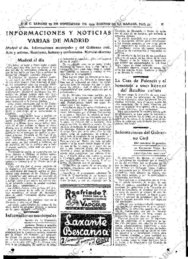 ABC MADRID 17-11-1934 página 37