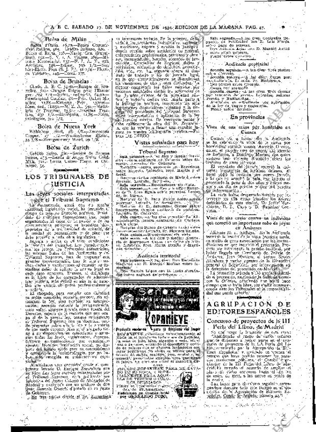 ABC MADRID 17-11-1934 página 47