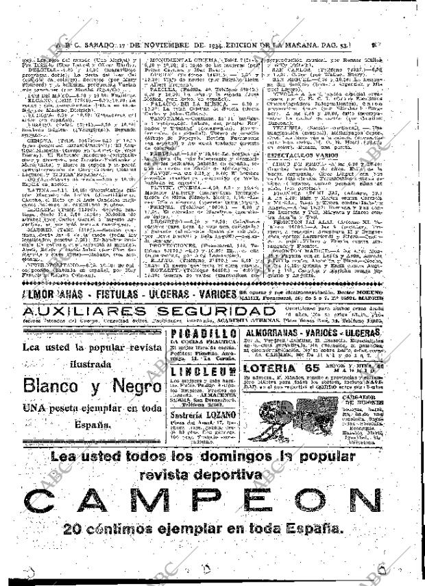 ABC MADRID 17-11-1934 página 53