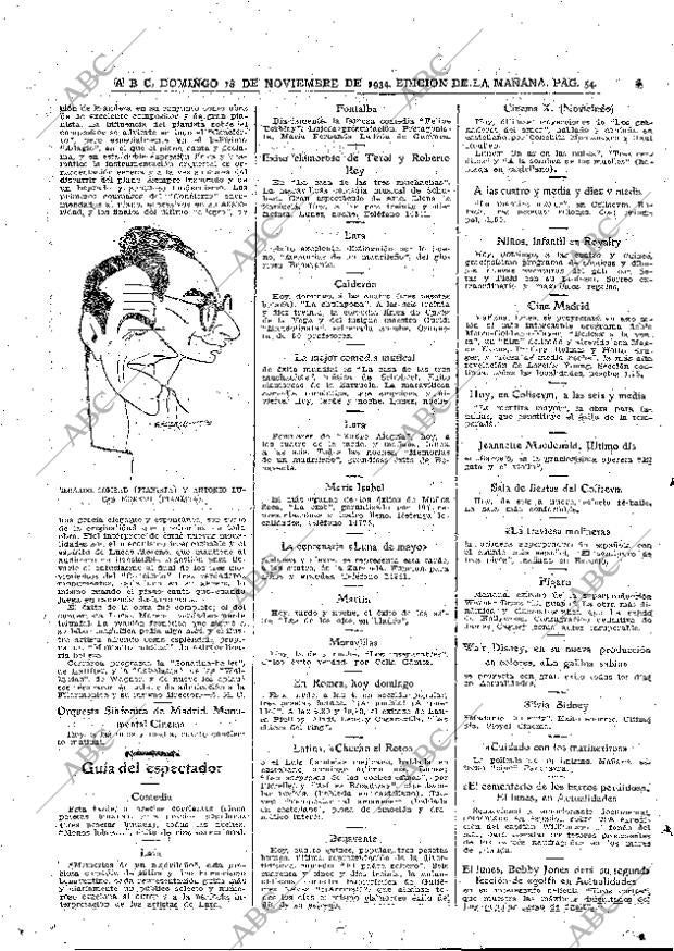ABC MADRID 18-11-1934 página 46