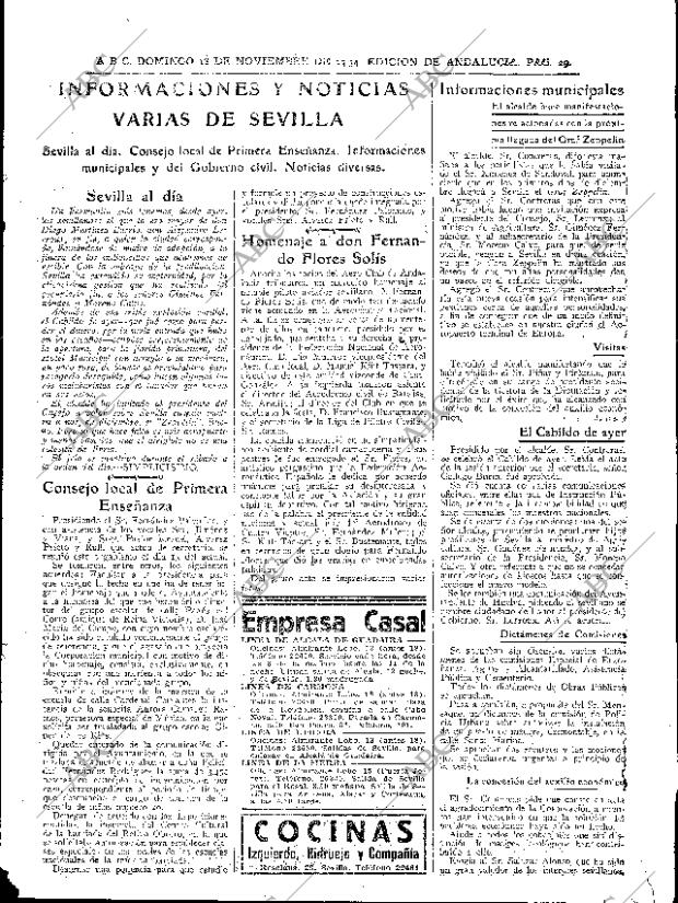 ABC SEVILLA 18-11-1934 página 29