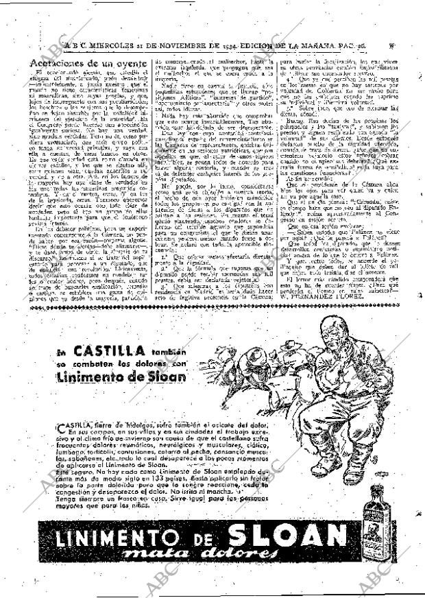 ABC MADRID 21-11-1934 página 26