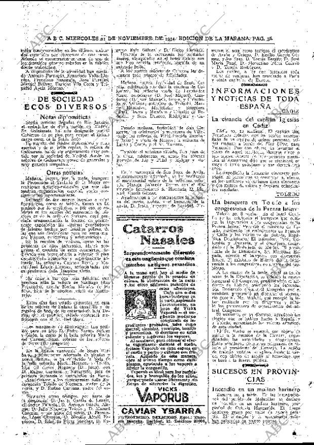 ABC MADRID 21-11-1934 página 36