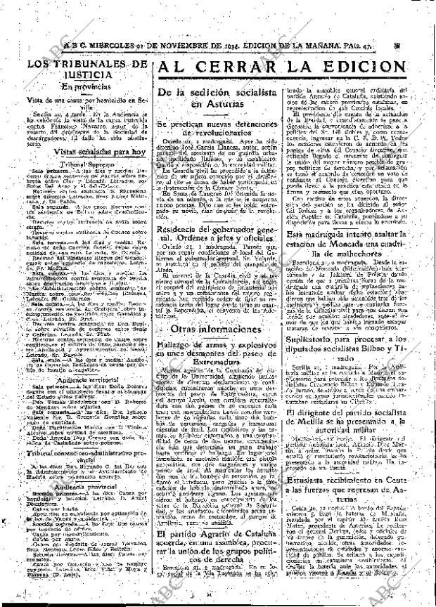 ABC MADRID 21-11-1934 página 47