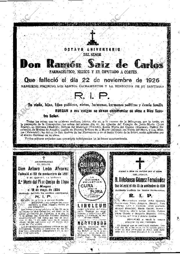 ABC MADRID 21-11-1934 página 60