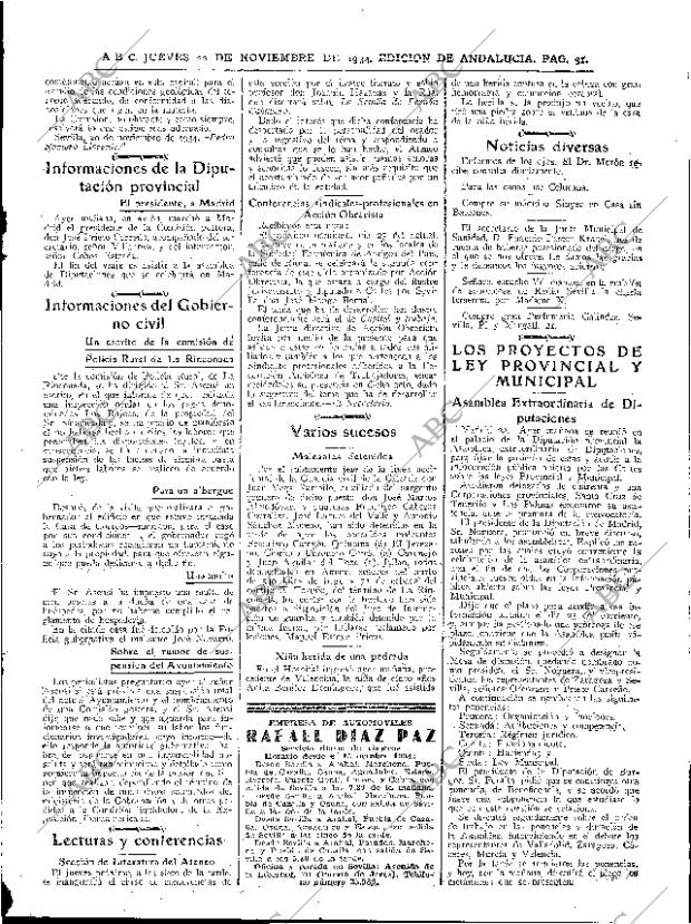 ABC SEVILLA 22-11-1934 página 31