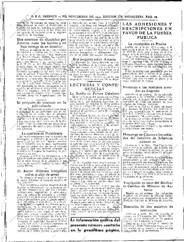 ABC SEVILLA 23-11-1934 página 22