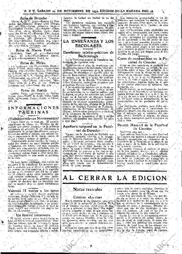 ABC MADRID 24-11-1934 página 45