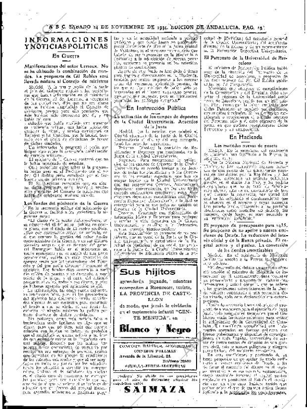 ABC SEVILLA 24-11-1934 página 19