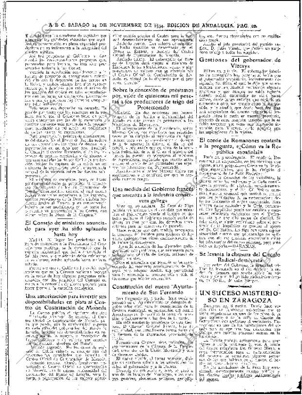 ABC SEVILLA 24-11-1934 página 20