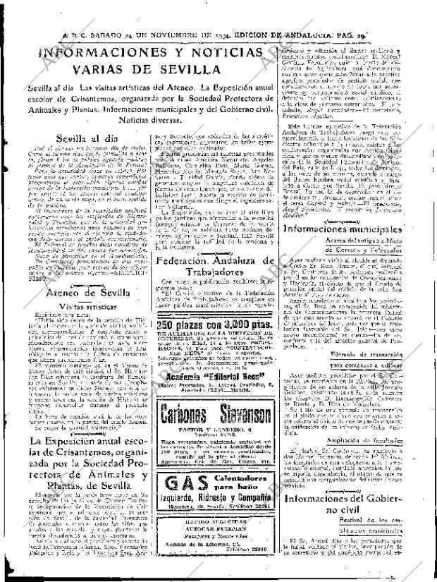 ABC SEVILLA 24-11-1934 página 29