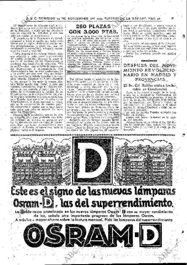ABC MADRID 25-11-1934 página 42