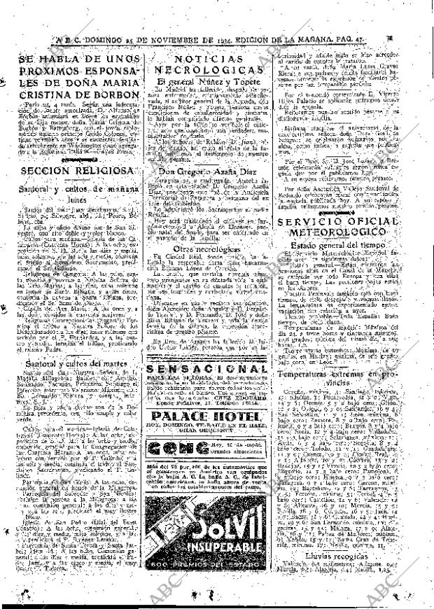 ABC MADRID 25-11-1934 página 47