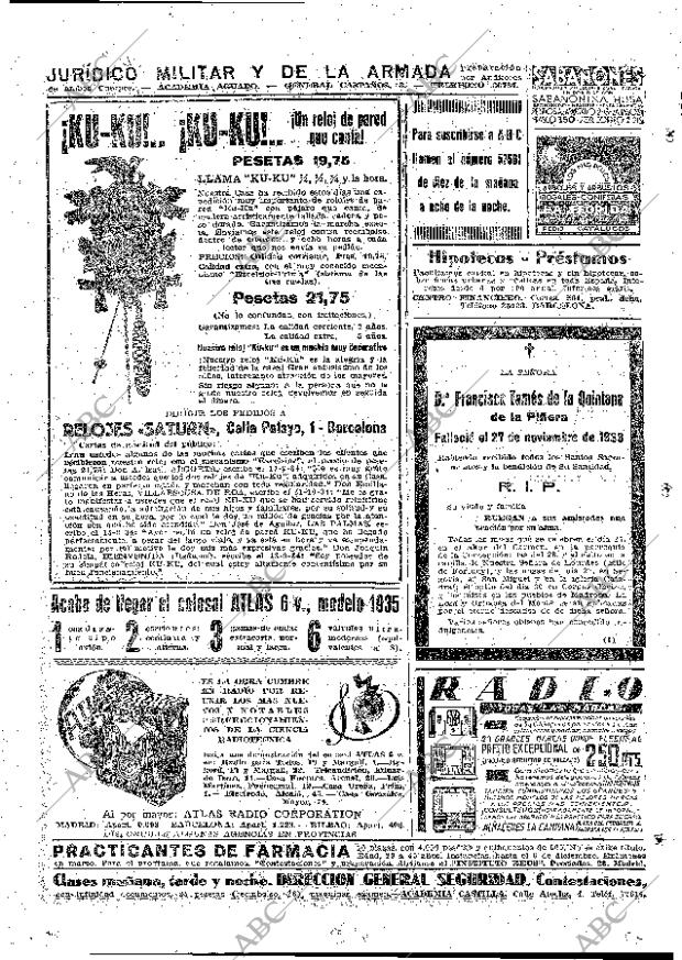ABC MADRID 25-11-1934 página 64