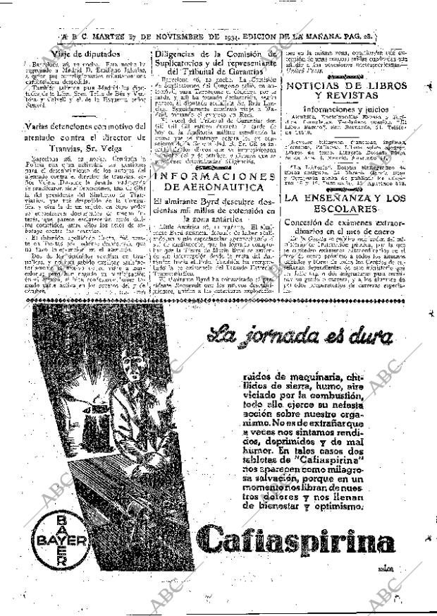 ABC MADRID 27-11-1934 página 36