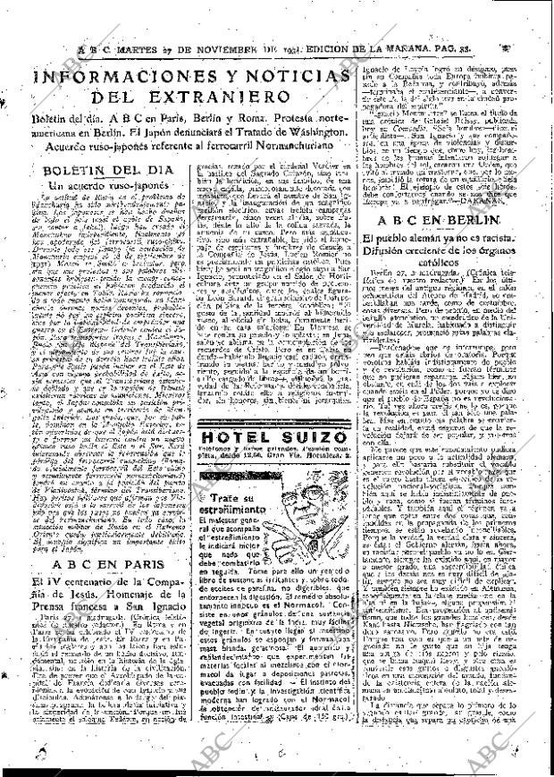 ABC MADRID 27-11-1934 página 41