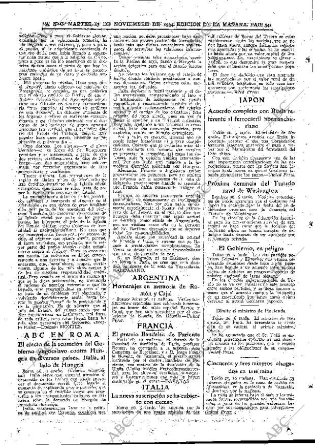 ABC MADRID 27-11-1934 página 42