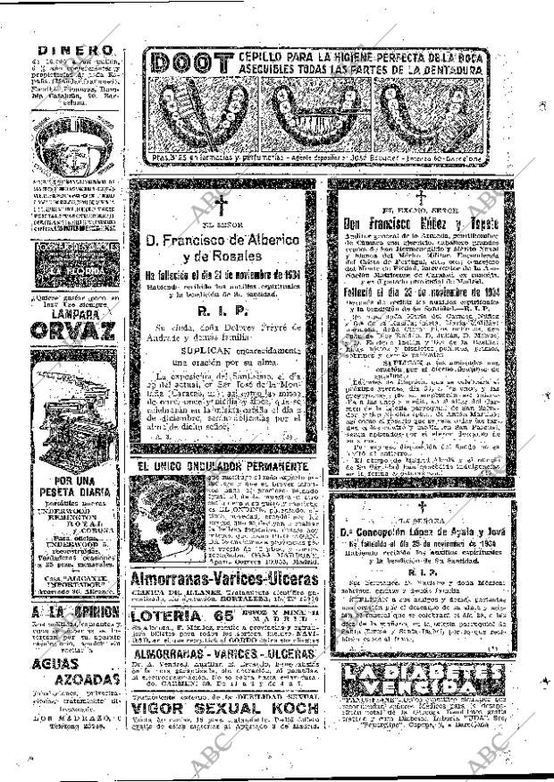 ABC MADRID 27-11-1934 página 62