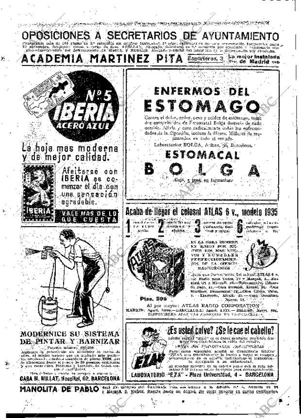 ABC MADRID 27-11-1934 página 67