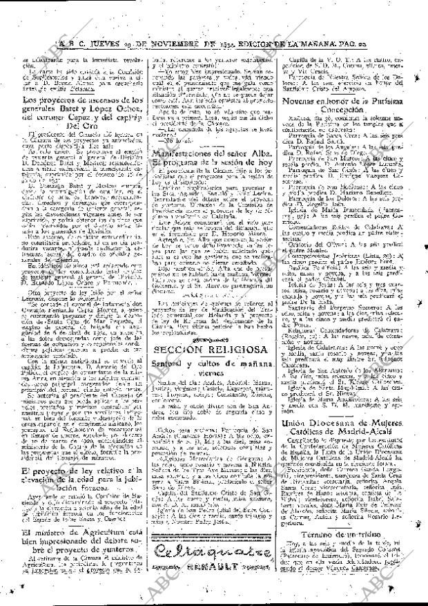 ABC MADRID 29-11-1934 página 20