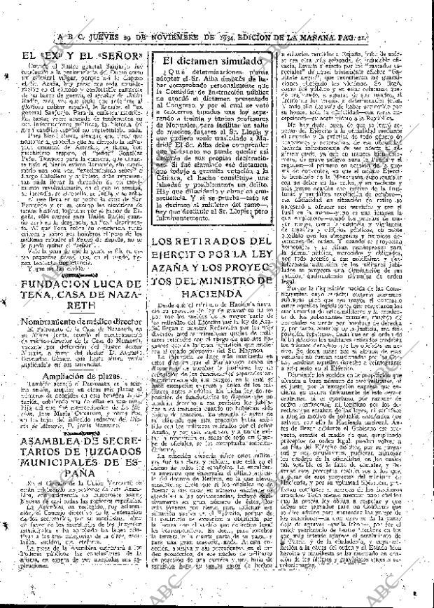 ABC MADRID 29-11-1934 página 21